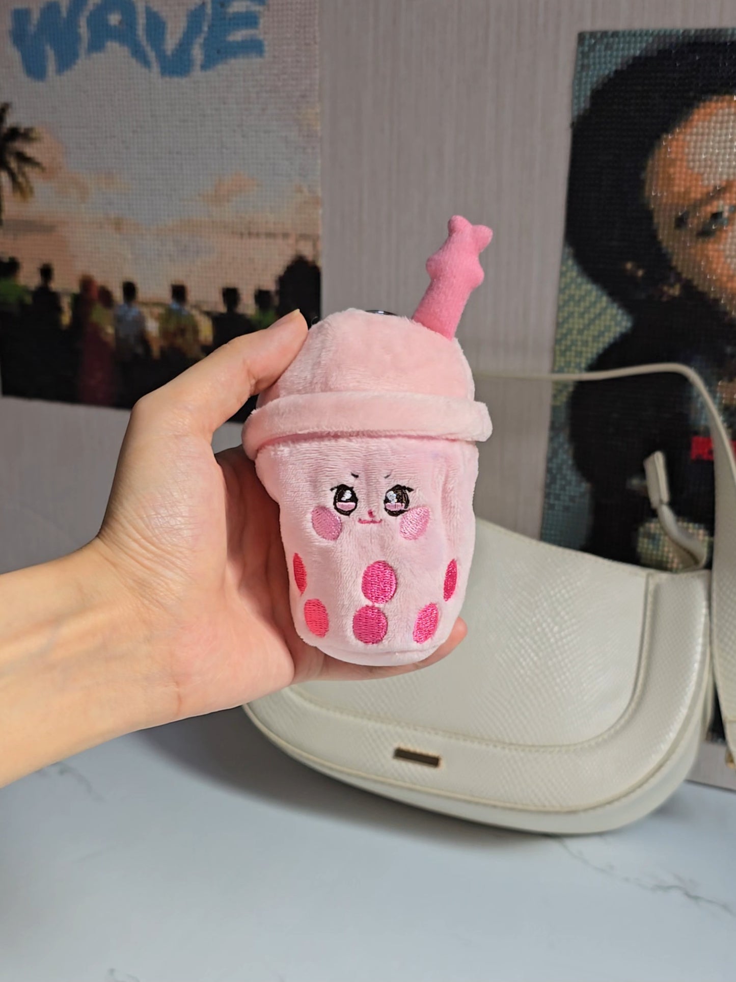 Byeoli-Boba Mini Pouch Keychain