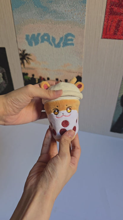 Boba-Jjoongrami Mini Pouch Keychain