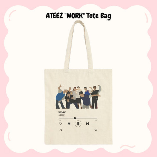 ATEEZ "WORK" Tote Bag - WinkleMars