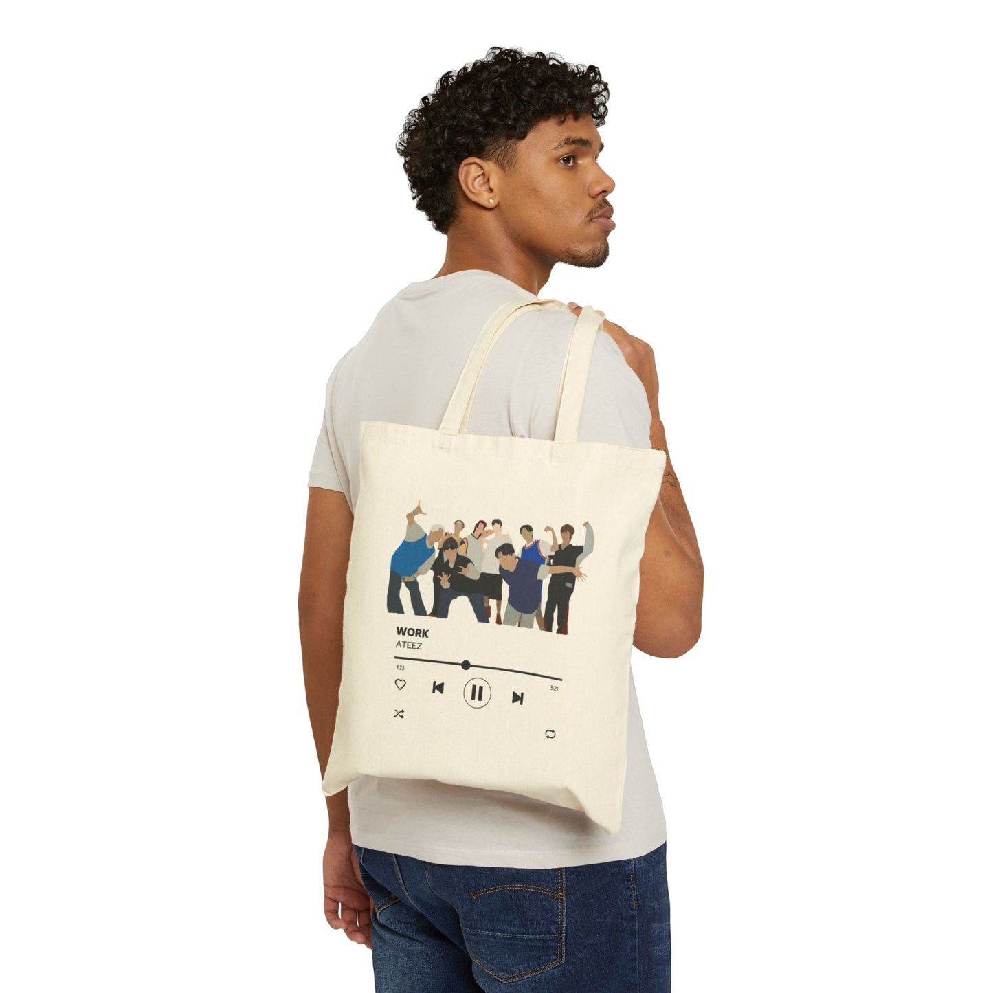 ATEEZ "WORK" Tote Bag - WinkleMars