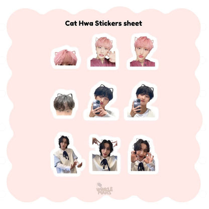 Seonghwa Stickers Sheets (2 different types) - WinkleMars